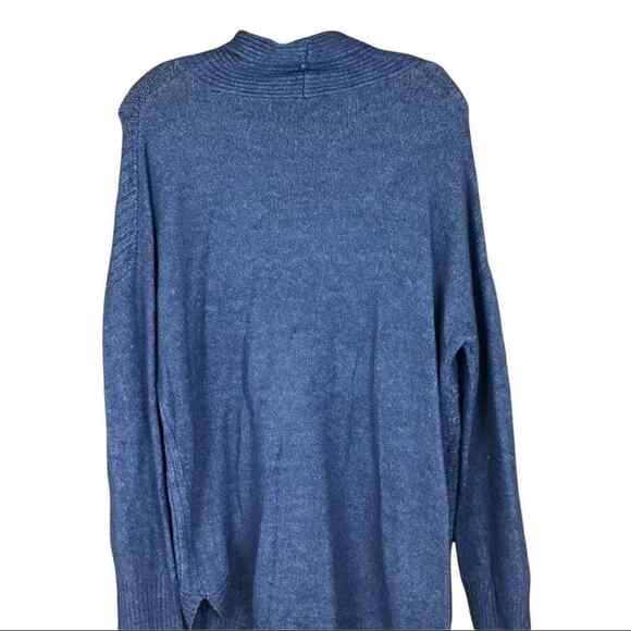 Como Vintage Women’s Sweater Small Blue Soft Knit Mock Neck Pullover NWT - Picture 5 of 11